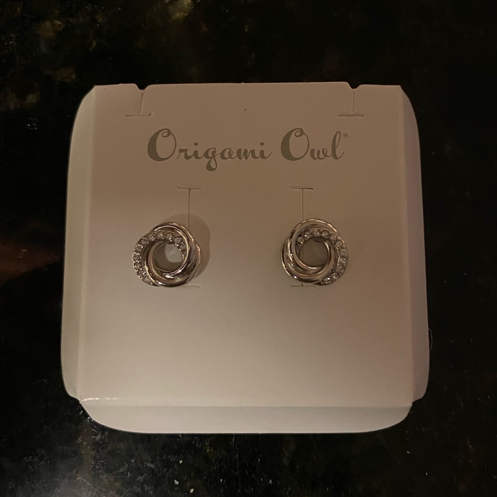 Origami Owl Stud Earrings